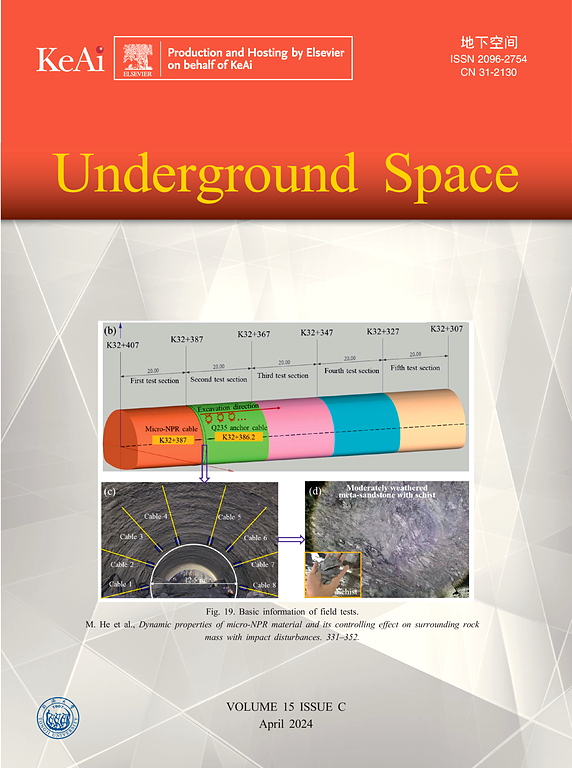 Go to journal home page - Underground Space